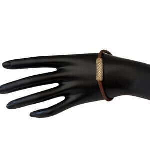 Michael Kors Braided Cord Leather Bracelet